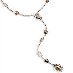 Kendra Scott Liesl Y-necklace antique silver